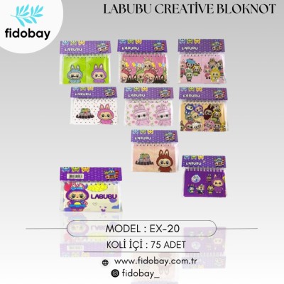 Labubu Creativ Bloknot X75