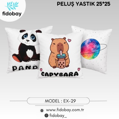Peluş Yastık 25*25CM