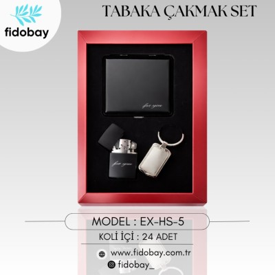 Tabaka Çakmak Set