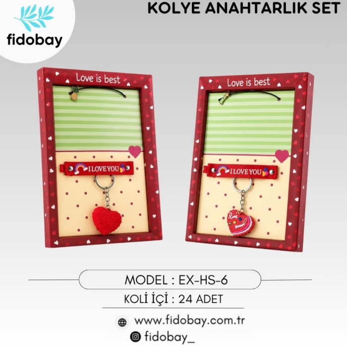 Kolye Anahtarlık Set