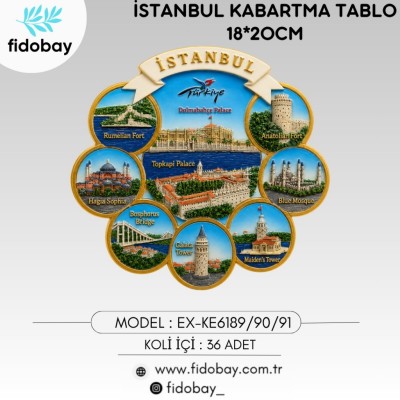 İstanbul Kabartma Tablo 18*20CM
