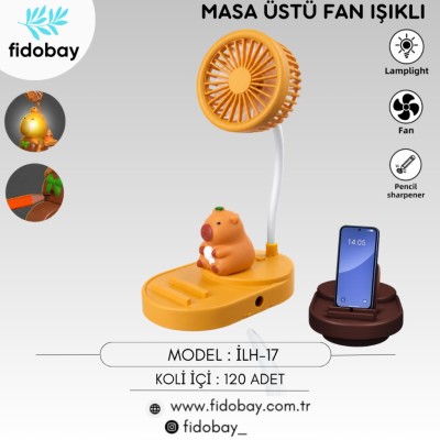 Masa Üstü Fan Işıklı