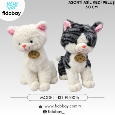 Asorti Asil Kedi Peluş 30CM