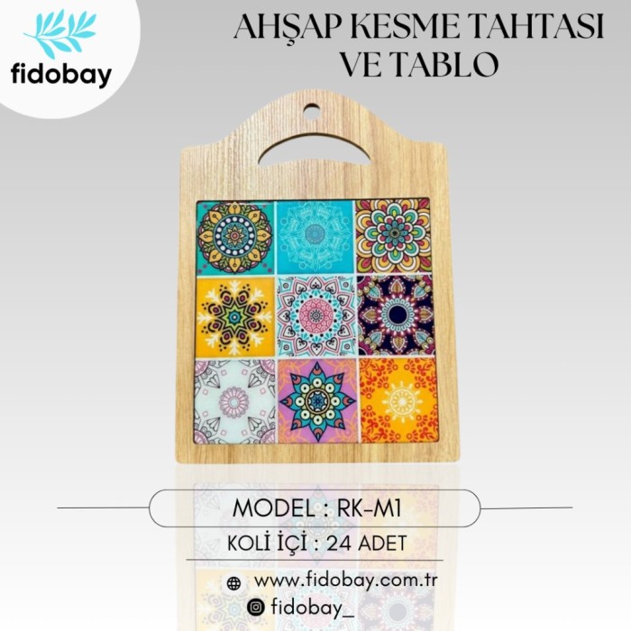 Ahşap Kesme Tahtası ve Tablo