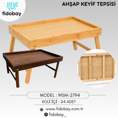 Ahşap Keyif Tepsisi