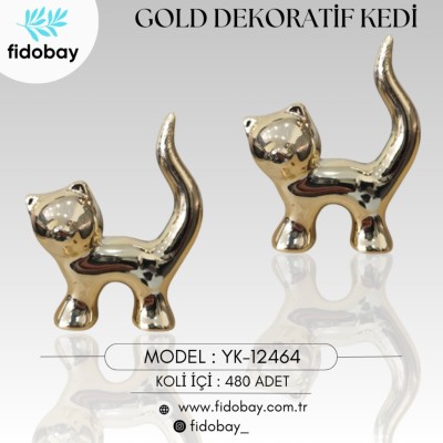Gold Dekoratif Kedi