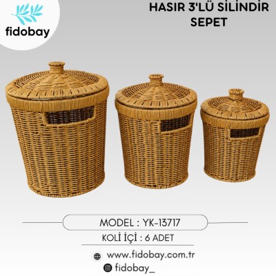 Hasıl 3'lü Silindir Sepet