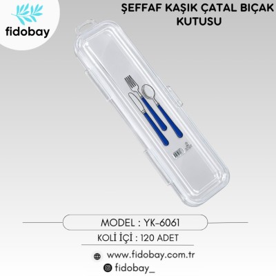 Şeffaf Kaşık Çatal Bıçak Kutusu