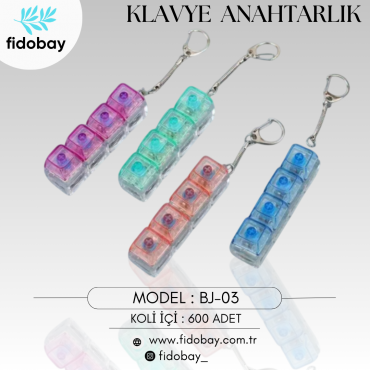 BJ-03 - KLAVYE ANAHTARLIK BOX 12