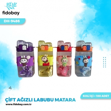 DH-9486 - ÇİFT AĞIZLI LABUBU MATARA