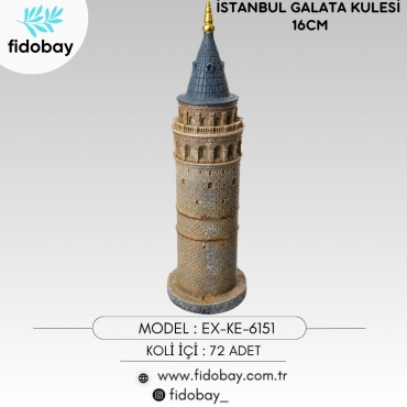 EX-KE6151 - İSTANBUL GALATA KULESİ 16CM