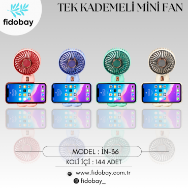 İN-36 - TEK KADEMELİ MİNİ FAN