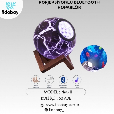 NM-11 - PROJEKSİYON BLUETOOTH HOPARLÖR