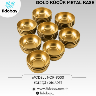 NOR-9000 - GOLD KÜÇÜK METAL KASE