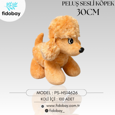 PS-HS14626 - PELUŞ SESLİ KÖPEK
