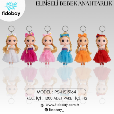 PS-HS15164 - ELBİSELİ BEBEK ANAHTARLIK