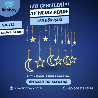 SD-112 - AY YILDIZ PERDE LED GÜNIŞIĞI