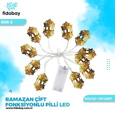SDR-2 - RAMAZAN ÇİFT FONKSİYONLU PİLLİ LED