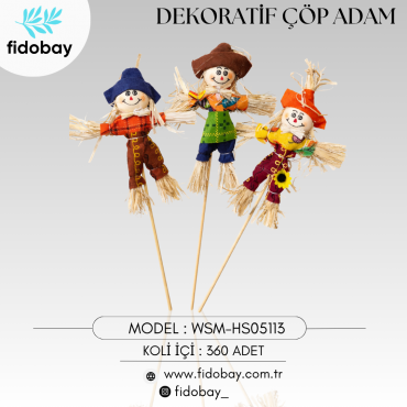 WSM-HS05113 - DEKORATİF ÇÖP ADAM