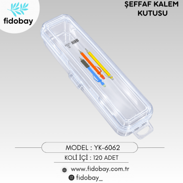 YK-6062 - ŞEFFAF KALEM KUTUSU