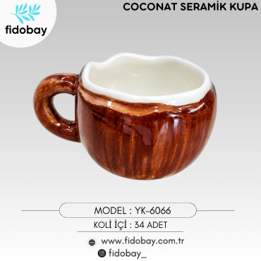 YK-6066 - COCONAT SERAMİK KUPA