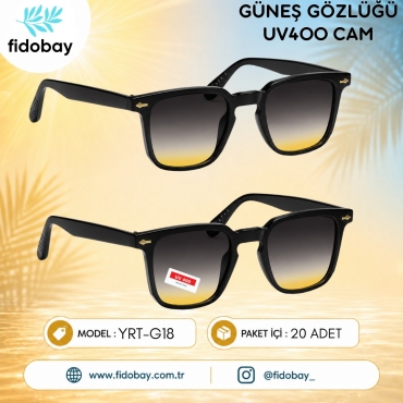 YRT-G18 - GÜNEŞ GÖZLÜĞÜ UV400 CAM