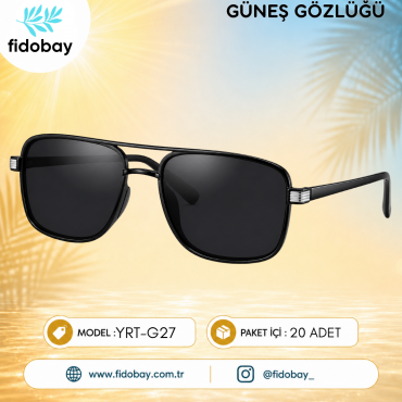 YRT-G27 - GÜNEŞ GÖZLÜĞÜ UV400 CAM